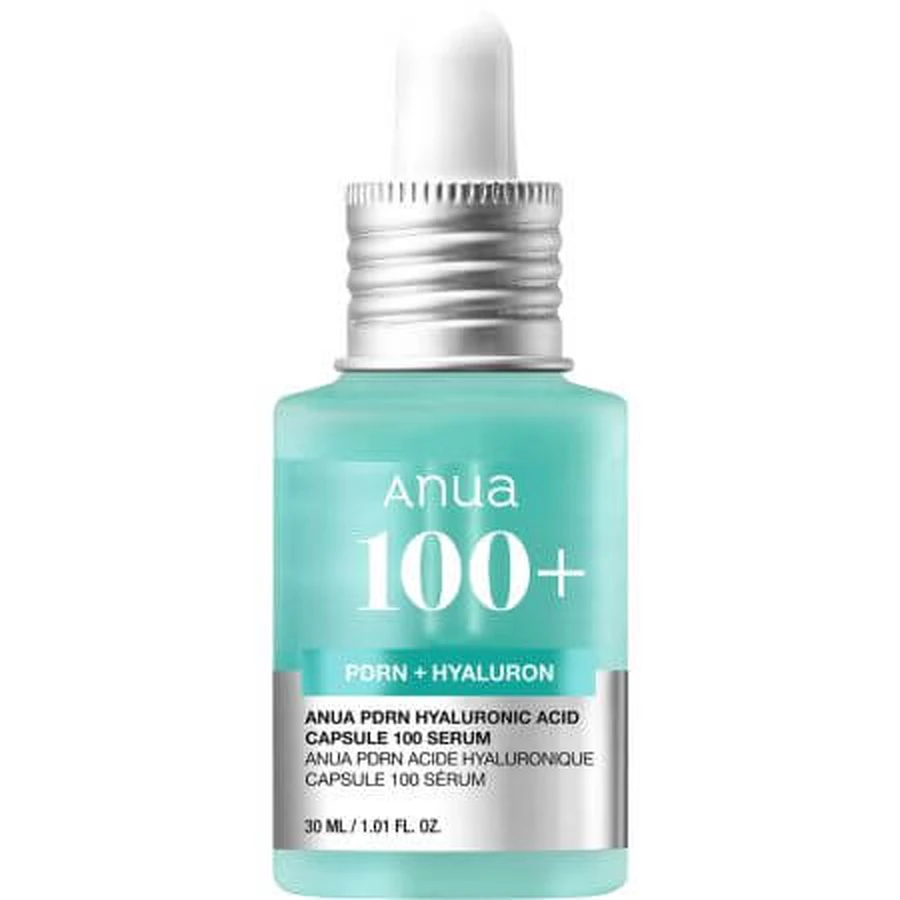 Concentrated Serum with PDRN and Hyaluronic Acid 100+ Face Serum, 30 ml, Anua