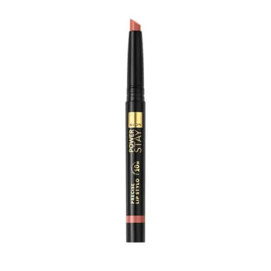 Barra de labios de larga duración Coral Queen Power Stay Precise, 1,2 gr, Avon