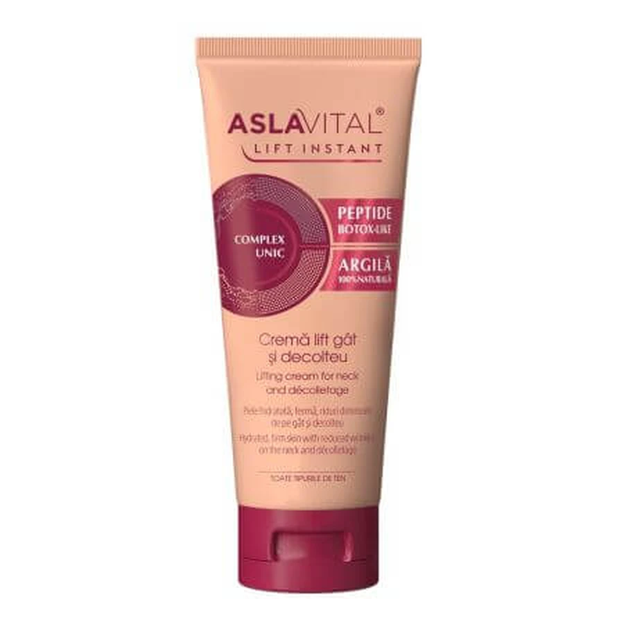 Creme zur Straffung von Hals und Dekolleté Lift Instant, 100 ml, Aslavital