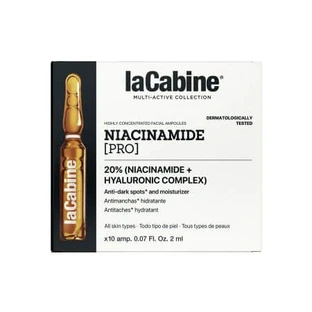 Face Vials for pigmentation spots with 20% active complex Niacinamide Pro Multi-active, 10 vials x 2 ml, La Cabine