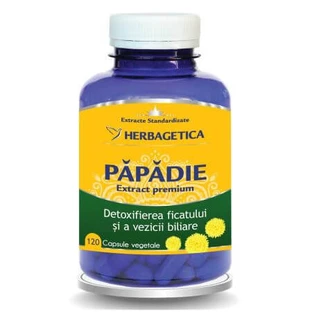 Dandelion extract, 120 capsules, Herbagetica