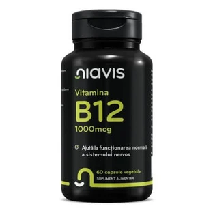 Vitamine B12, 1000 mcg, 60 gélules, Niavis