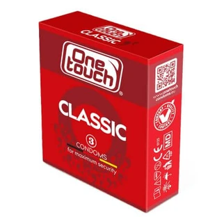 Prezervative Classic N3, 3 piezas, One Touch
