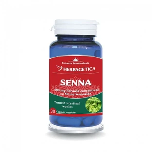 Senna, 30 cápsulas vegetales, Herbagetica