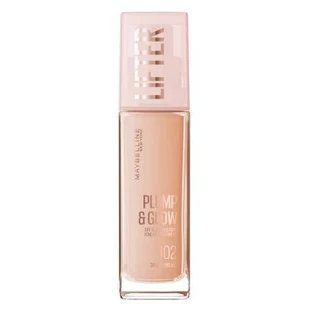 Fond de teint éclaircissant teinte 102 Lifter Plump & Glow, 30 ml, Maybelline