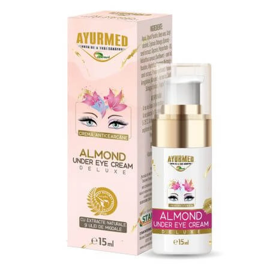Anti-ageing cream with almond oil, 15 ml, Ayurmed