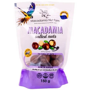 Gesalzene Macadamianüsse in der Schale, 150 g, Macadamia Nut Farm