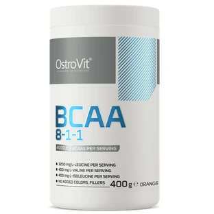 Acides aminés BCAA 8-1-1 au goût d'orange, 400 g, OstroVit