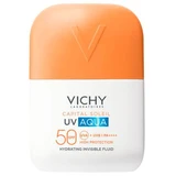 Invisible moisturizing fluid with sun protection SPF 50 Capital Soleil Soleil UV Aqua, 50 ml, Vichy