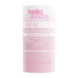 The Shimmer One Hyaluronzuur Highlighter Stick SPF45 PA++++ The Shimmer One, 20 g, Hello Sunday