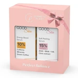 Set Caffeine, Minerals and Green Coffee Serum Energy Boost 30 ml + Exfoliating Face Serum 30 ml Good Skin, Cosmetic Plant
