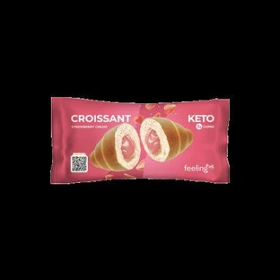 Erdbeer-Eiweiß-Croissant, 50 g, FeelingOK