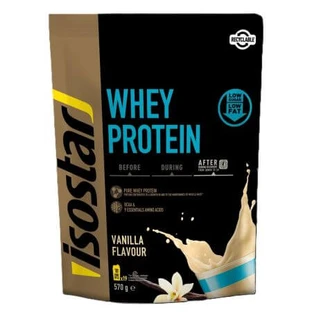 Proteína de suero en polvo sabor vainilla, 570 g, Isostar