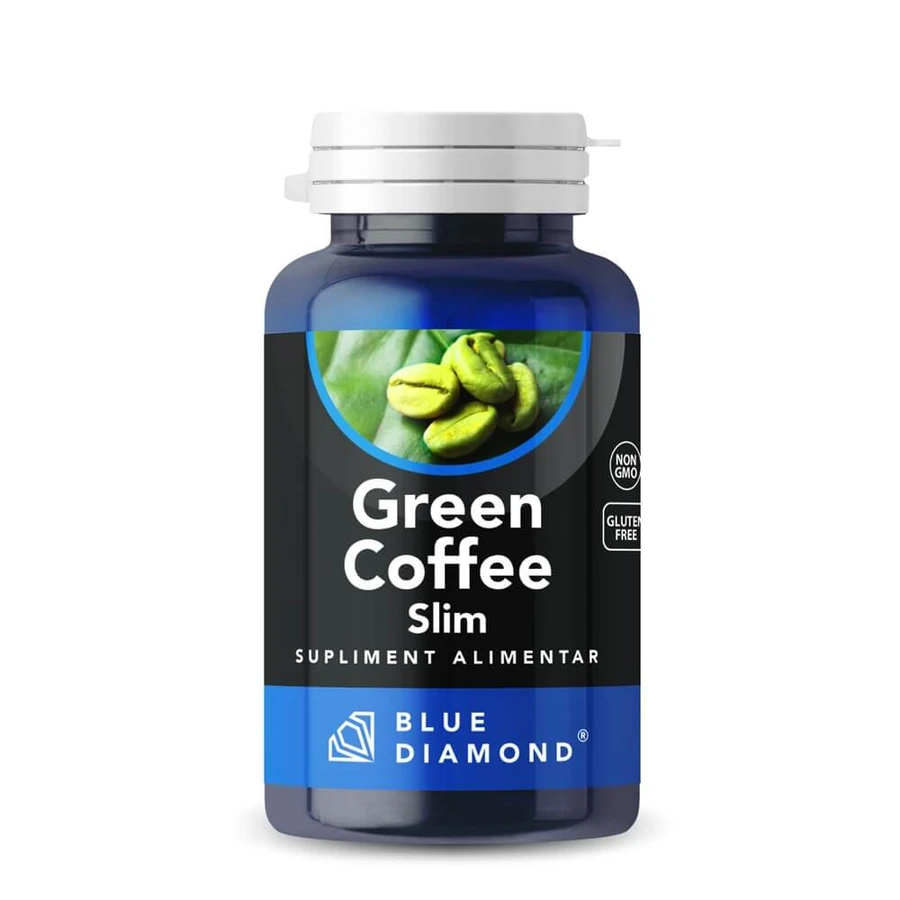 Café Verde Slim, 60 cápsulas, Diamante Azul