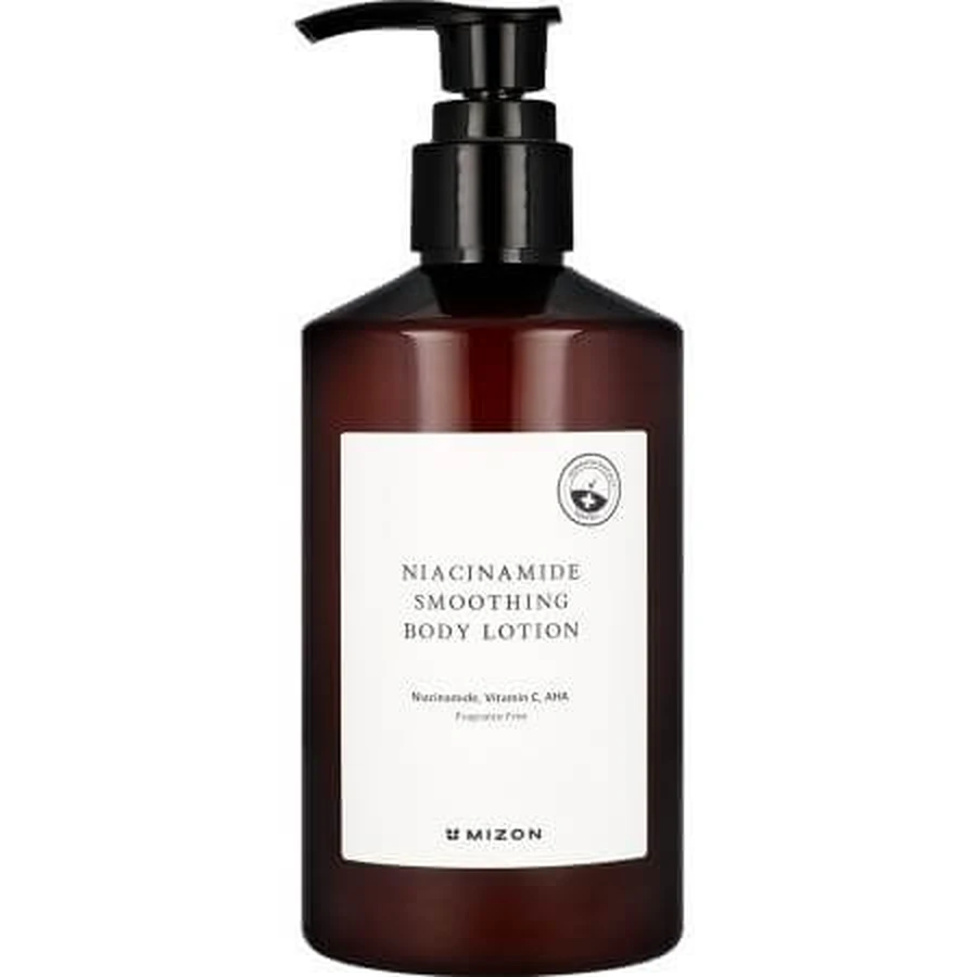 Moisturizing body lotion with 10% Niacinamide, 300 ml, Mizon