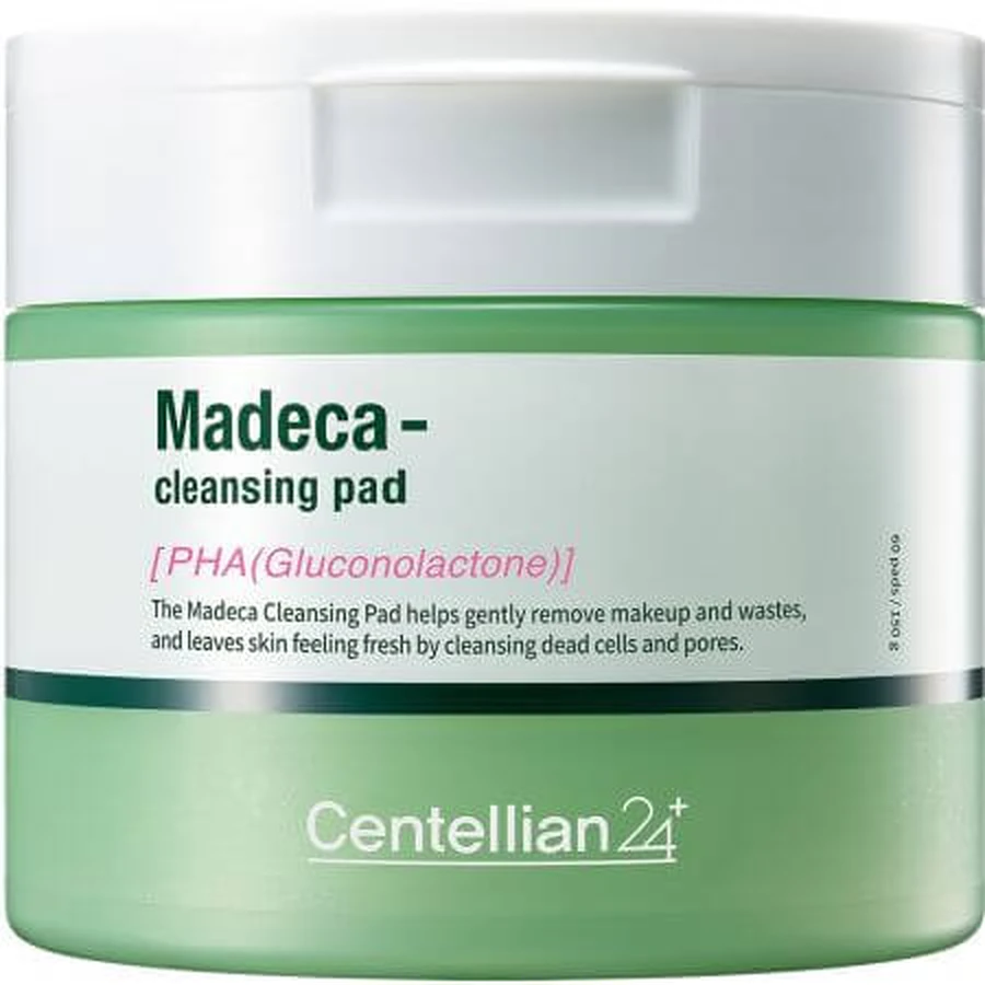 Soft cleaning pads, Madeca PHA Cleansing Pad, 60 pieces, Centellian 24