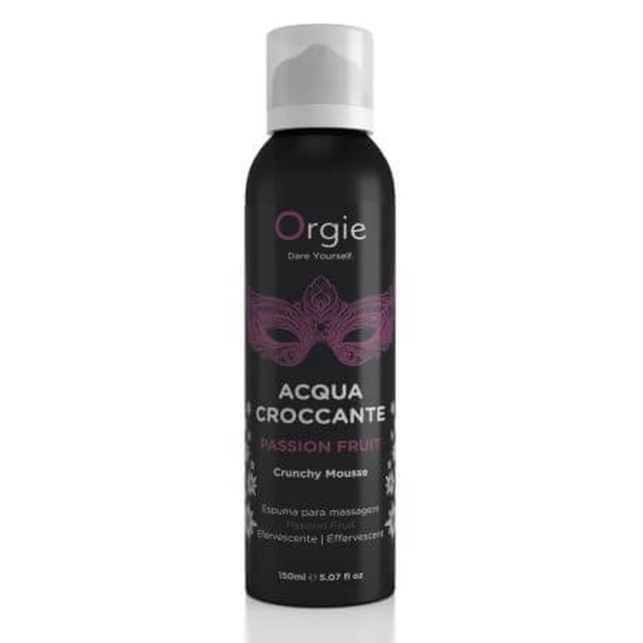 Acqua Croccante bruisend massageschuim met passievruchtensmaak, 150 ml, Orgie