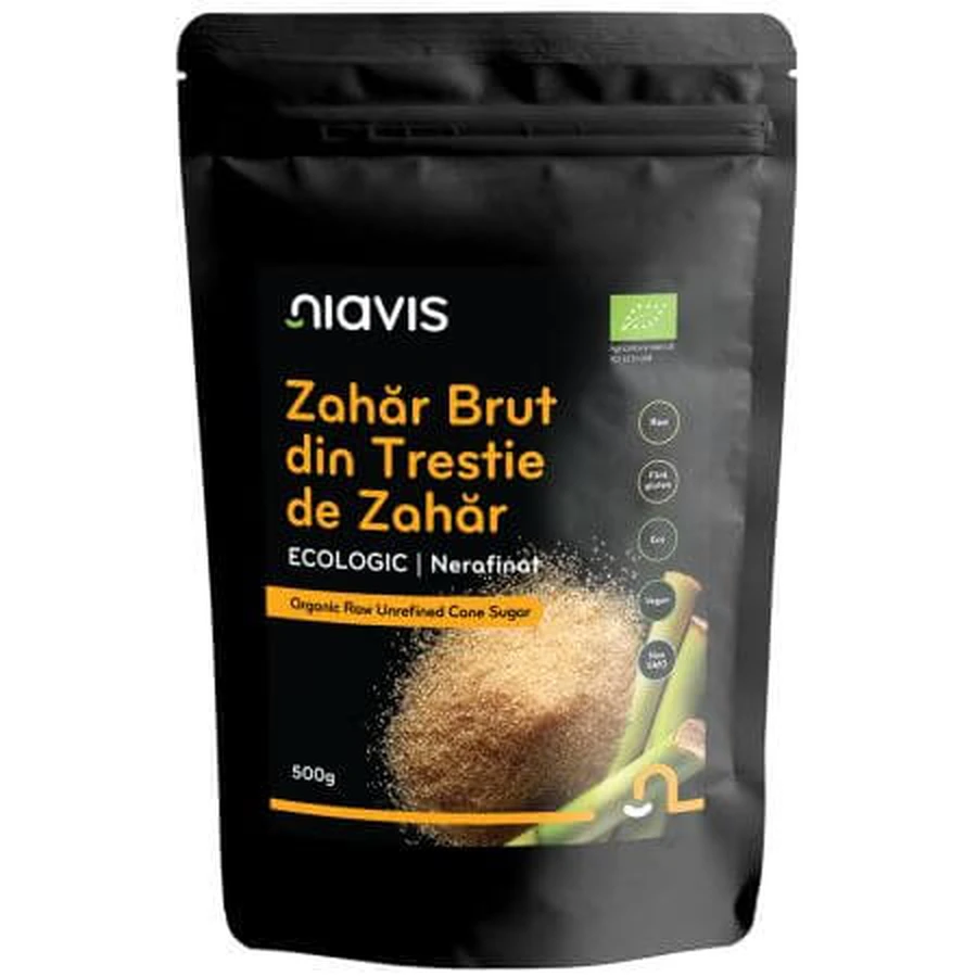 Ruwe rietsuiker, 500 g, Niavis