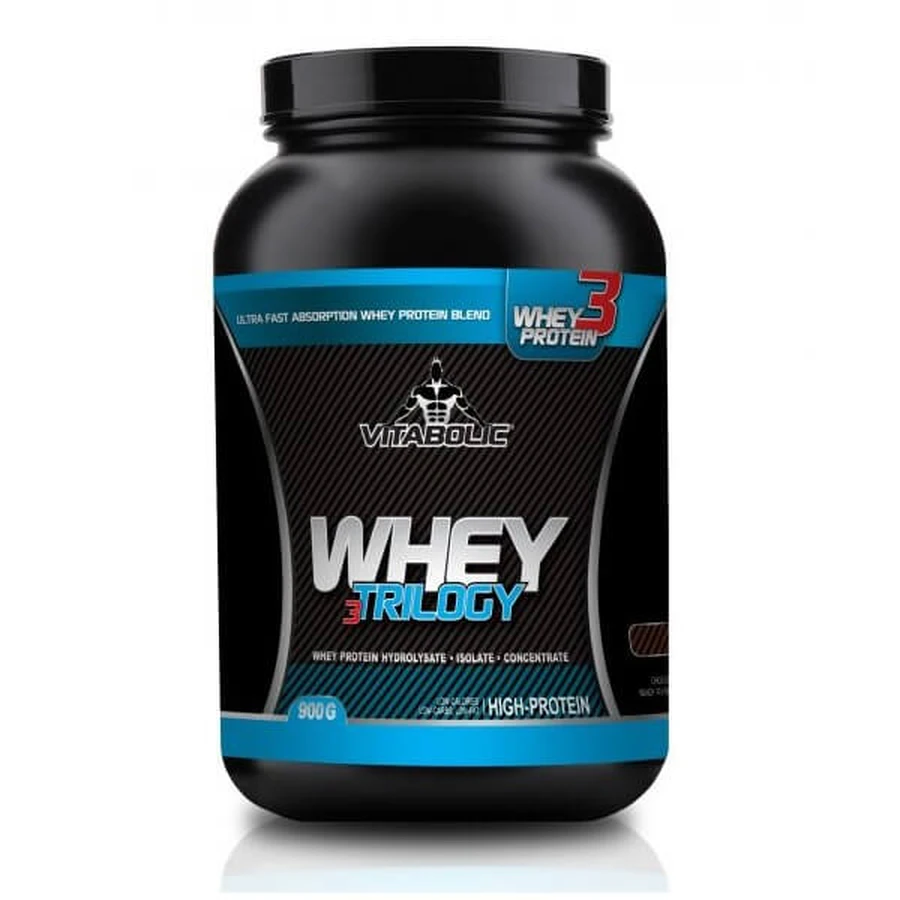 Poudre de protéines avec Cookies and Cream Whey Trilogy Whey Trilogy Standard, 900 g, Vitabolic