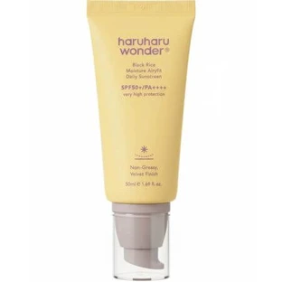 Feuchtigkeitsspendende Gesichtscreme mit SPF 50+ PA++++ Black Rice Moisture Airyfit Daily, 50 ml, Haruharu Wonder