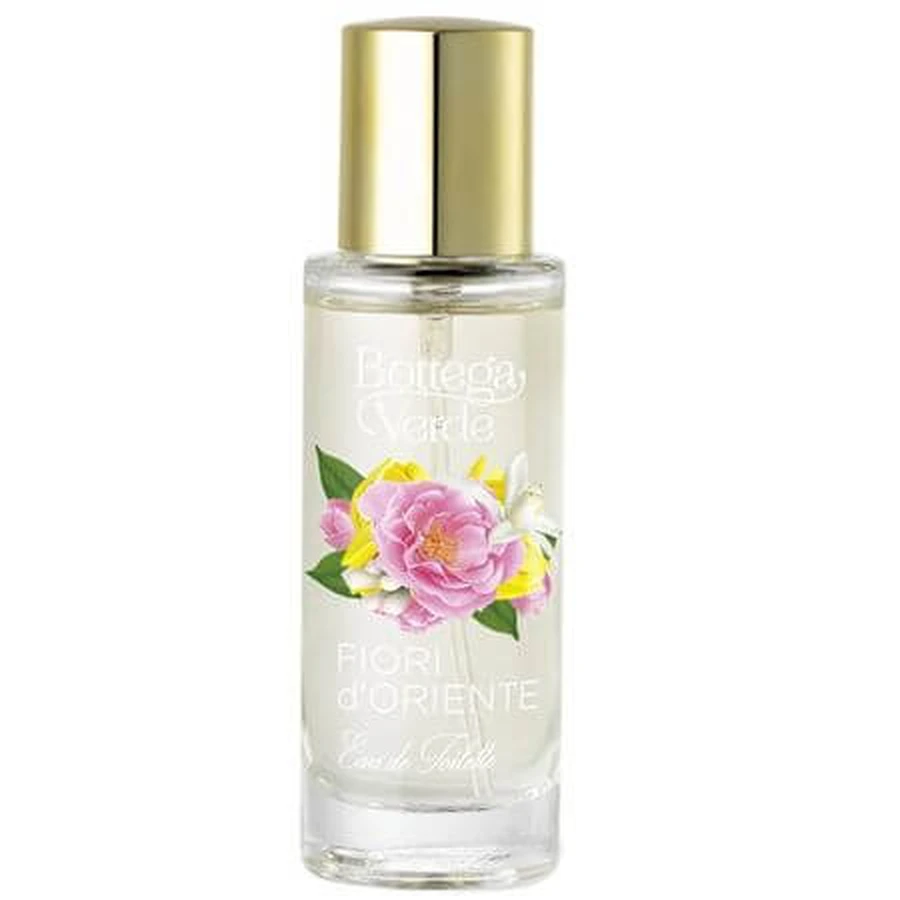 Agua de Colonia Fiori d'Oriente Rosa e Ylang Ylang con extracto de rosa e ylang ylang, 30 ml, Bottega Verde