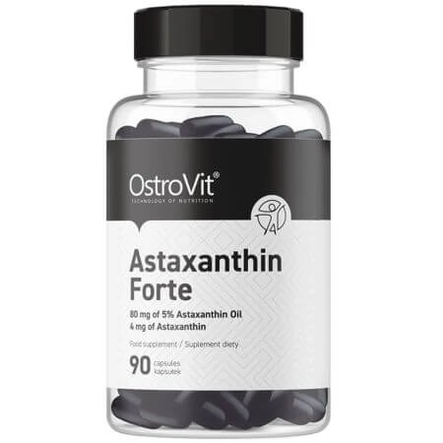 Astaxantina Forte, 90 cápsulas, OstroVit