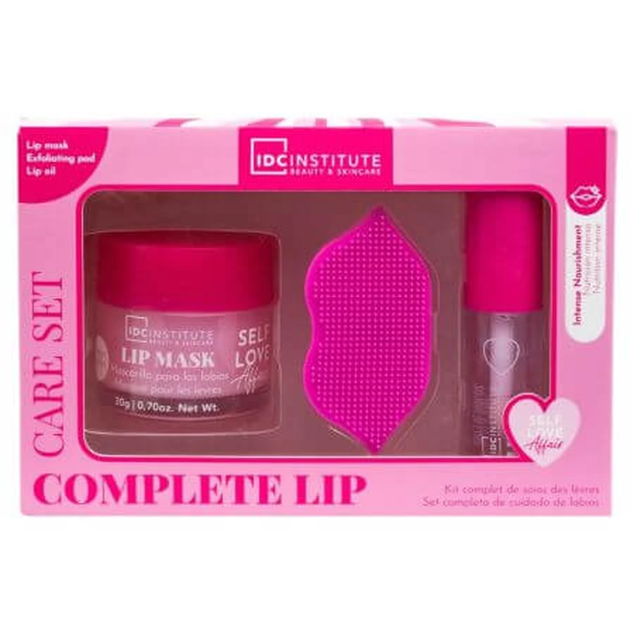 Set Lip Silicone Pad + Lip Oil 2,3 g + Lip Mask 20 g, Idc Institute