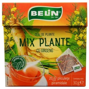 Gemengde kruidenthee met ginseng, 20 builtjes, Belin