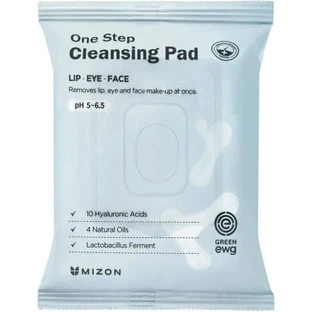 Cleansing disks with probiotics and hyaluronic acid, 30 pieces, Mizon