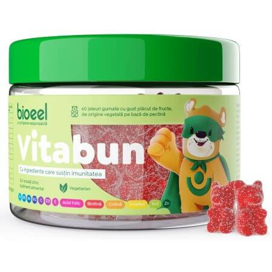 Vitabun multivitamine-jellies, 60 stuks, Bioeel