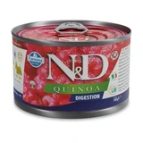 Wet food with lamb meat for adult dogs Adult Mini Quinoa Digestion N&D, 140 g, Farmina