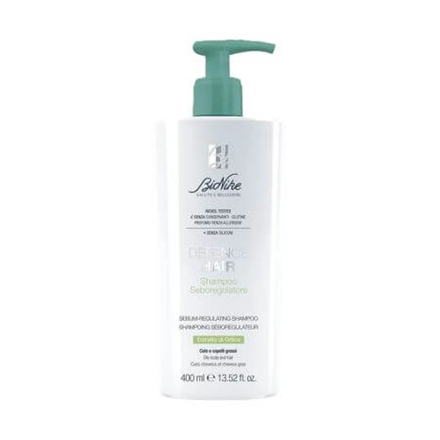 Champú seborregulador capilar Defense, 400 ml, Bionike