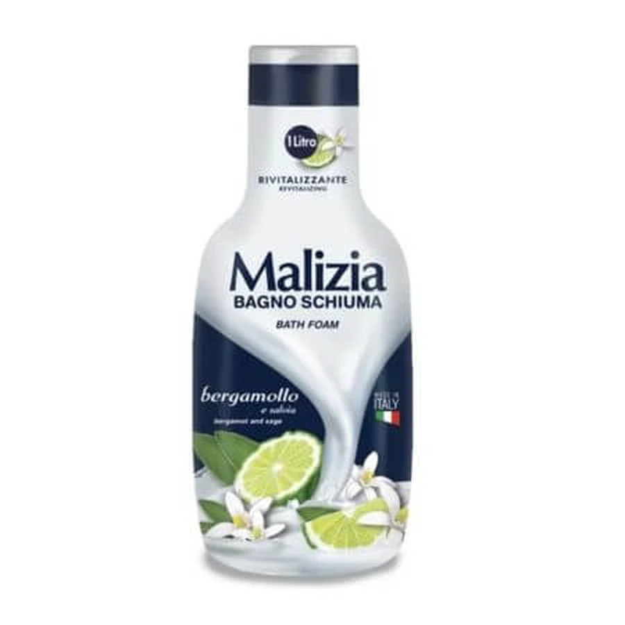 Bergamot bath foam, 1000 ml, Malizia