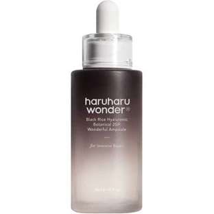 Sérum facial concentrado con ácido hialurónico y extracto de arroz negro Black Rice Hyaluronic Botanical 2GF, 30 ml, Haruharu Wonder, Haruharu Wonder