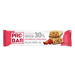 Protein bar with strawberries and milk chocolate High Protein ProBar, 67 g, EliT