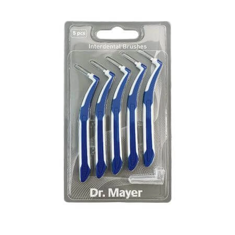 Interdentalbürsten S , 0,7 mm, DRM-S362SS, Blau,, 5 Stück, Dr.Mayer