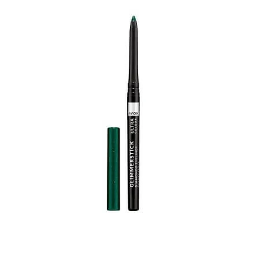 Eye liner rétractable Emerald Glow Ultra Color Glimmerstick Diamonds, 0.35 gr, Avon