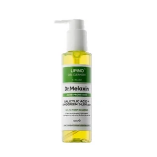 Reinigungsgel mit Salicylsäure für akneanfällige Haut Lipino, 150 ml, Dr. Melaxin