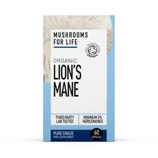 Biologische leeuwenmanen, 800 mg, 60 capsules, MushroomsForLife