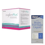 Package Inofem Plus 30 sachets, Establo Pharma + Efalex Brain Formula with DHA, 150 ml, Efamol