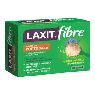 Laxit vezels met sinaasappelsmaak, 20 sachets, Fiterman Pharma