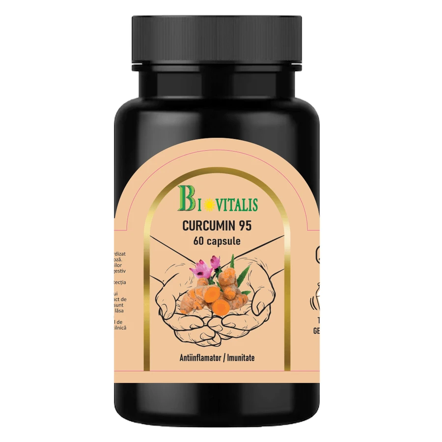 Curcumine 95, 500 mg, 60 gélules, Biovitalis