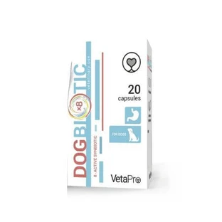Prebiotic supplement for dogs Dogbiotic Digestible, 20 capsules, Vetapro