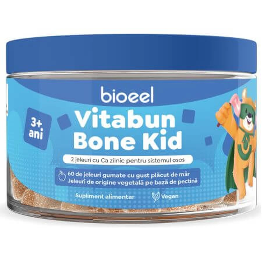 Gummibärchen mit Kalzium Vitabun Bone Kid, 60 Stück, Bioeel