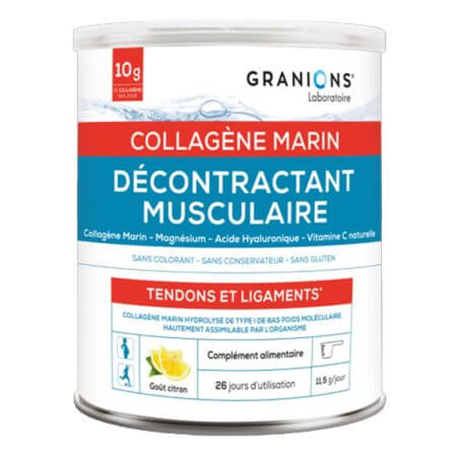 Marine collagen powder Muscle relaxer, 300 g, Granions