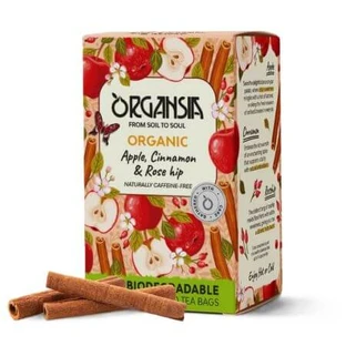Thé pomme, cannelle et macis, 18 sachets, Organsia