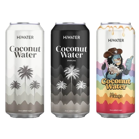 Agua de Coco Natural Original, 320 ml, Hiwater