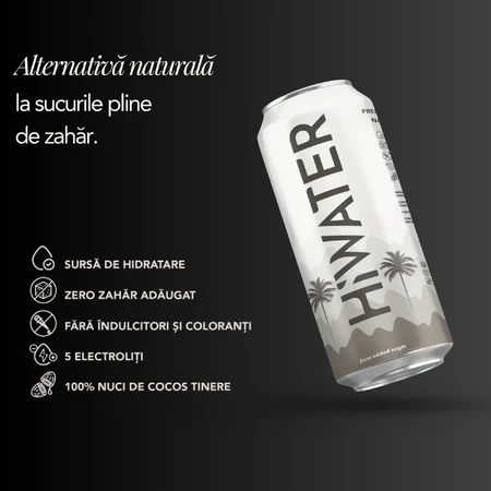 Agua de Coco Natural Original, 320 ml, Hiwater
