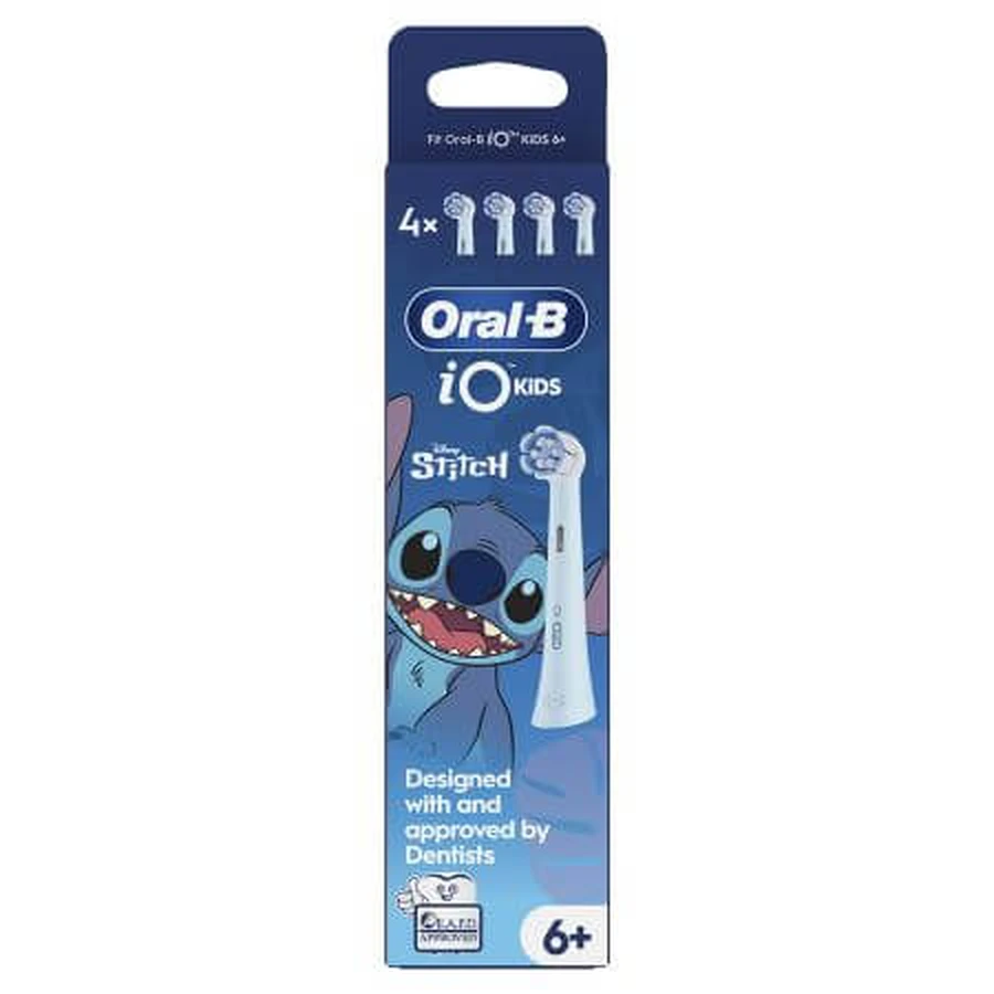 Elektrische Kinderzahnbürste Stitch iO, 4 Stück, Oral-B