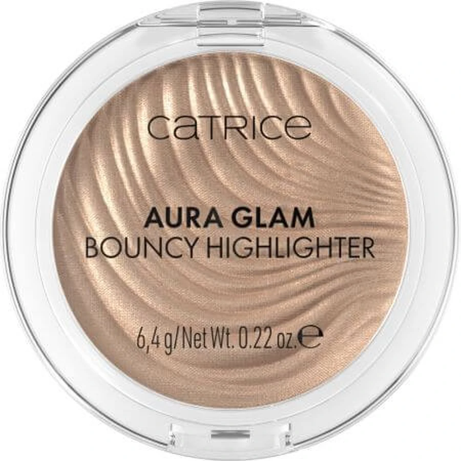 Iluminator 010 Moonlit Sand, Aura Glam Bouncy Bouncy Highlighter, 6.4g, Catrice
